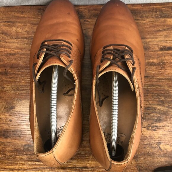 Warfield & Grand Sutton Mens‎ Size 11.5 Brown Saddle Oxford Lace Up Shoes - Picture 4 of 10
